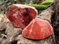 Polished On One Side Red Jasper Free Forms x 16 From Northern Cape, South Africa