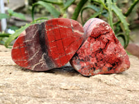 Polished On One Side Red Jasper Free Forms x 16 From Northern Cape, South Africa