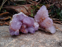 Natural Ametrine Spirit Quartz Clusters x 35 From Boekenhouthoek, South Africa