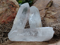 Natural Quartz Crystals x 24 From Madagascar