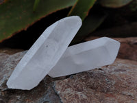 Natural Quartz Crystals x 24 From Madagascar