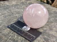 Polished Rose Quartz Spheres x 3 From Ambatondrazaka, Madagascar