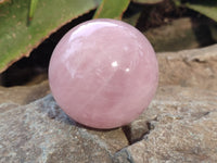 Polished Rose Quartz Spheres x 3 From Ambatondrazaka, Madagascar