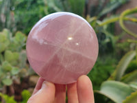 Polished Rose Quartz Spheres x 3 From Ambatondrazaka, Madagascar