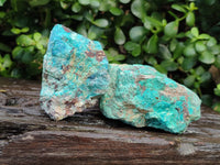 Natural Shattuckite with Azurite and Chrysocolla Specimens x 10 From Namibia