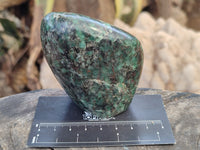 Polished Emerald Mica In Matrix Standing Free Forms x 4 From Mutoko, Zimbabwe