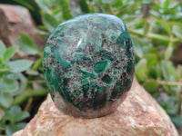 Polished Emerald Mica In Matrix Standing Free Forms x 4 From Mutoko, Zimbabwe