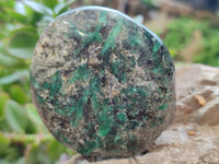 Polished Emerald Mica In Matrix Standing Free Forms x 4 From Mutoko, Zimbabwe