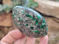 Polished Emerald Mica In Matrix Standing Free Forms x 4 From Mutoko, Zimbabwe