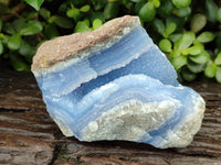 Natural Blue Lace Agate Geodes x 3 From Nsanje, Malawi