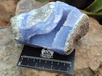 Natural Blue Lace Agate Geodes x 3 From Nsanje, Malawi