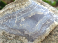 Natural Blue Lace Agate Geodes x 3 From Nsanje, Malawi