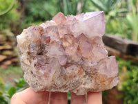 Natural Amethyst Spirit Quartz Clusters x 2 From Boekenhouthoek, South Africa