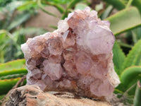 Natural Amethyst Spirit Quartz Clusters x 2 From Boekenhouthoek, South Africa