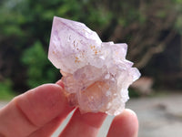 Natural Amethyst Spirit Quartz Clusters x 20 From Boekenhouthoek, South Africa