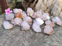 Natural Amethyst Spirit Quartz Clusters x 20 From Boekenhouthoek, South Africa