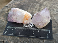 Natural Amethyst Spirit Quartz Clusters x 20 From Boekenhouthoek, South Africa