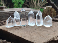 Polished Clear Quartz Crystals x 35 From Madagascar