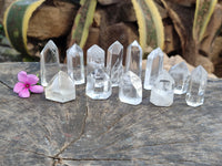 Polished Clear Quartz Crystals x 35 From Madagascar