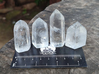 Polished Clear Quartz Crystals x 35 From Madagascar