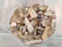 Natural Smokey Citrine Quartz Crystals x 2.34 Kg Lot From Zimbabwe