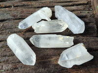 Natural Single White Quartz Crystals x 70 From Madagascar