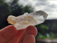 Natural Single White Quartz Crystals x 70 From Madagascar