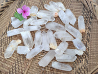 Natural Single White Quartz Crystals x 70 From Madagascar