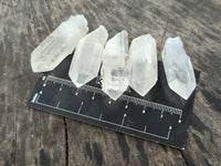 Natural Single White Quartz Crystals x 70 From Madagascar