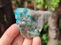 Natural Shattuckite with Chrysocolla and Malachite Cobbed Specimens x 16 From Kaokoveld, Namibia