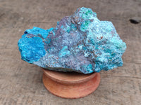 Natural Shattuckite with Chrysocolla and Malachite Cobbed Specimens x 16 From Kaokoveld, Namibia