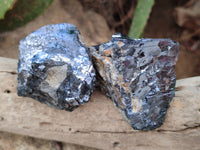 Natural Silver Lead Galena Specimens x 12 From Namibia