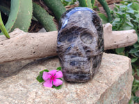 Hand Made Smokey Quartz Skull Carving x 1 From Madagascar