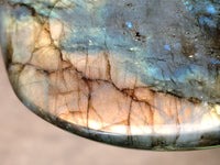 Polished Labradorite Standing Free Form x 2 From Tulear, Madagascar