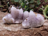 Natural Amethyst Spirit Quartz Clusters x 6 From Boekenhouthoek, South Africa