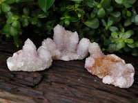 Natural Amethyst Spirit Quartz Clusters x 6 From Boekenhouthoek, South Africa