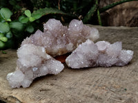 Natural Amethyst Spirit Quartz Clusters x 6 From Boekenhouthoek, South Africa