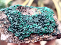 Natural Crystalline and Ball Malachite Specimens x 6 From Tenke Fungurume, Congo