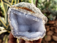 Natural Blue Lace Agate Geodes x 12 From Nsanje, Malawi