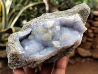 Natural Blue Lace Agate Geodes x 12 From Nsanje, Malawi