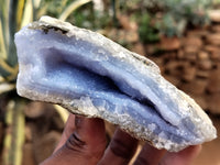 Natural Blue Lace Agate Geodes x 12 From Nsanje, Malawi