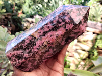 Polished Pink Rhodonite Tower x 1 From Madagascar