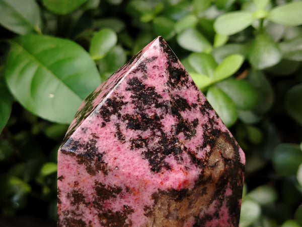 Polished Pink Rhodonite Tower x 1 From Madagascar