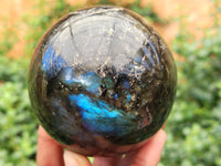 Polished Labradorite Spheres x 4 From Tulear, Madagascar