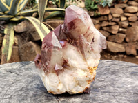 Natural Red Hematoid Phantom Quartz Clusters x 1 From Karoi, Zimbabwe