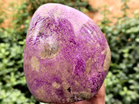 Polished Stichtite Standing Free Forms x 3 From Barberton, South Africa