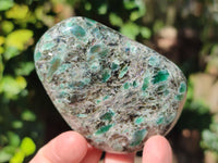 Polished Emerald Mica In Matrix Free Forms x 6 From Mutoko, Zimbabwe