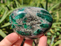 Polished Emerald Mica In Matrix Free Forms x 6 From Mutoko, Zimbabwe