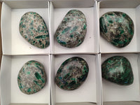 Polished Emerald Mica In Matrix Free Forms x 6 From Mutoko, Zimbabwe