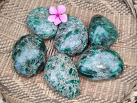 Polished Emerald Mica In Matrix Free Forms x 6 From Mutoko, Zimbabwe